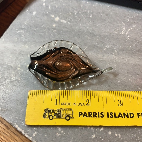 Large Dichroic Swirl Glass Pendant - Picture 16 of 17